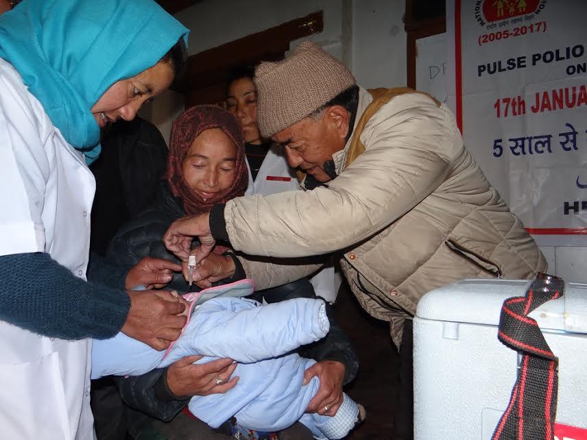 Health Sectt launches first phase of Polio Immunization campaign begins
